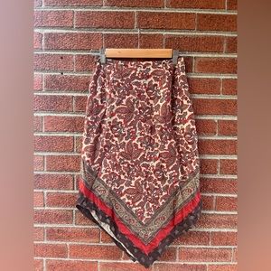 Harold’s bandana paisley printed skirt size 2
